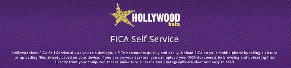 Get 100 bonus if you FICA your Hollywood account today hollywoodbet sign in bonus